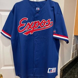 Russell Athletic Montreal Expos Jersey. Size L. Used but good condition